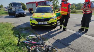 Záchranáře v úterý zaměstnaly dvě vážnější nehody cyklistů