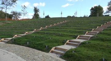 U nového amfiteátru v Parku Rochus vznikne také zóna pro děti