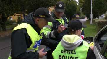 Do ulic Valašského Meziříčí vyrazila Dětská policie