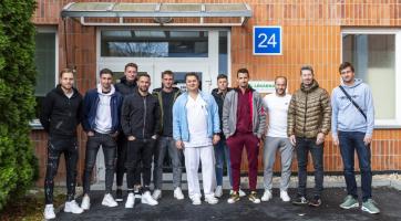 Fotbalisté FC Zlín podporují kníry
