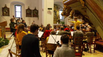 Slovácký orchestr mladých koncertoval v kostele Zvěstování Panny Marie