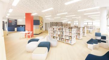 Vsetínská knihovna a „íčko“ se budou rekonstruovat. Stavební práce potrvají celý rok