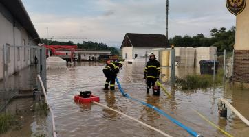 Zlínskem se prohnal silný déšť. Hasiči zasahovali u více než 60 událostí