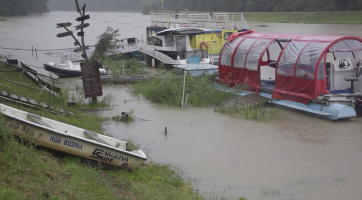 Morava u Hodonína téměř atakovala extrémní povodeň