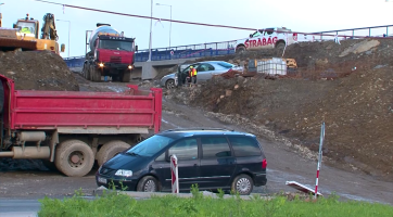 Výstavba rampy Mostecká nabírá výrazné zpoždění