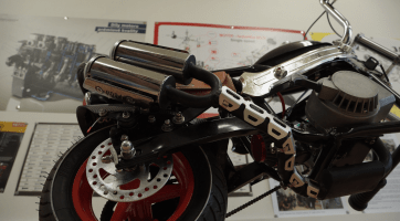 Děti z motokroužku SVČ Domeček postavily Mini-Chopper