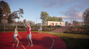Místo náletových dřevin bude U Červených domků sportovně relaxační park