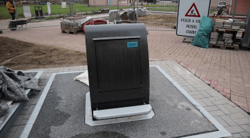 Město buduje další podzemní hnízda na tříděný odpad