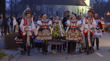 Slovácké hody s věncem jsou předzvěstí blížícího se adventu