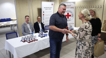 Jeden z oceněných dárců krve má za sebou 120 odběrů