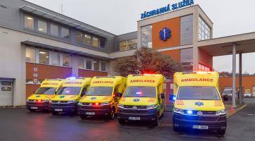 Krajská záchranná služba má pět nových sanitek