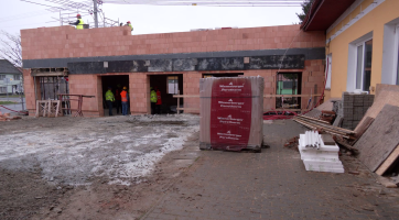 Nová hasičská zbrojnice v Kvítkovicích získává jasné obrysy