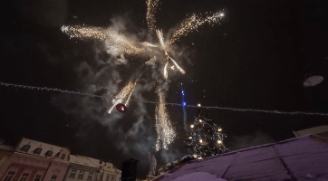 Valašské Meziříčí přivítalo nový rok ohňostrojem