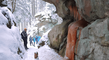 Pulčínské ledopády jsou branou do pohádkové zimy