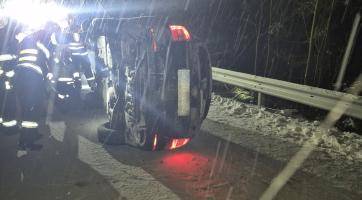 Nehoda v Hutisku-Solanci. Foto: HZS ZK