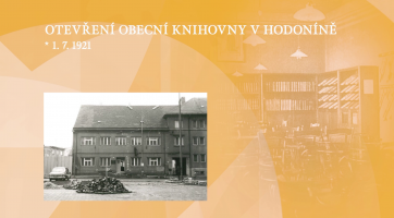Otevření obecní knihovny v Hodoníně