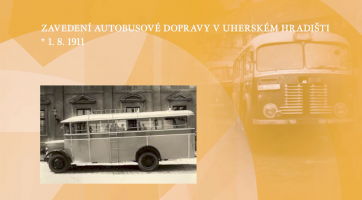 Zavedení autobusové dopravy v Uherském Hradišti