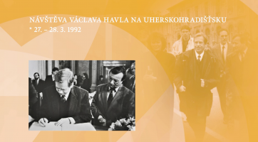 Návštěva Václava Havla na Uherskohradišťsku