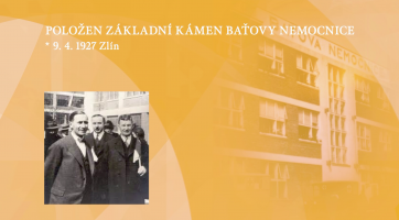 Položen základní kámen Baťovy nemocnice