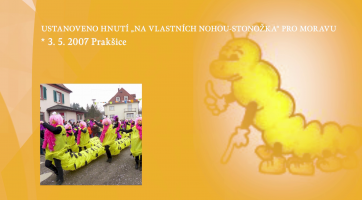 Ustanovení hnutí "Na vlastních nohou - Stonožka" pro Moravu