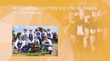 První ročník soutěž Top víno Slovácka
