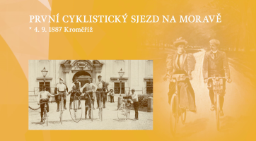 První cyklistický sjezd na Moravě