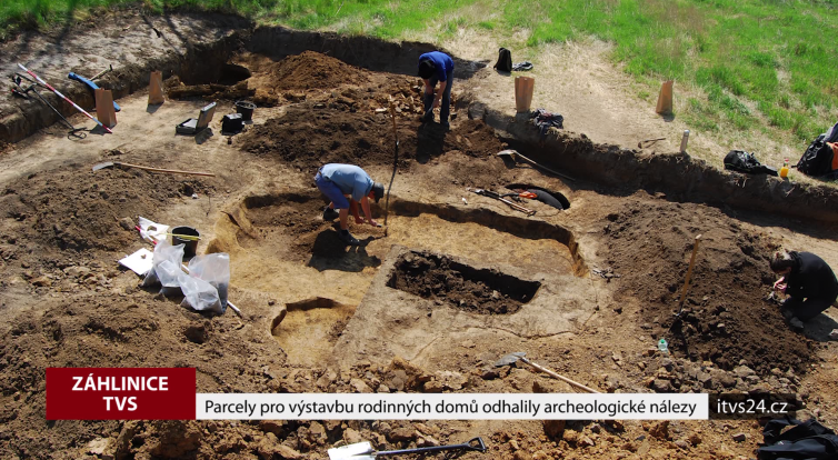 Parcely pro výstavbu rodinných domů odhalily archeologické nálezy
