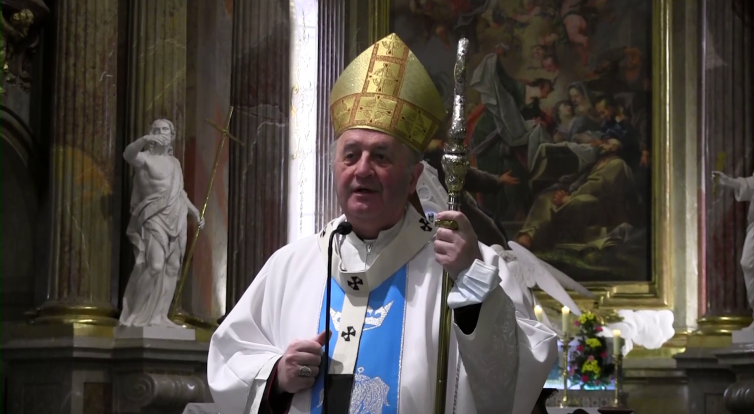 Mši svatou při Pouti k Panně Marii odsloužil arcibiskup Jan Graubner