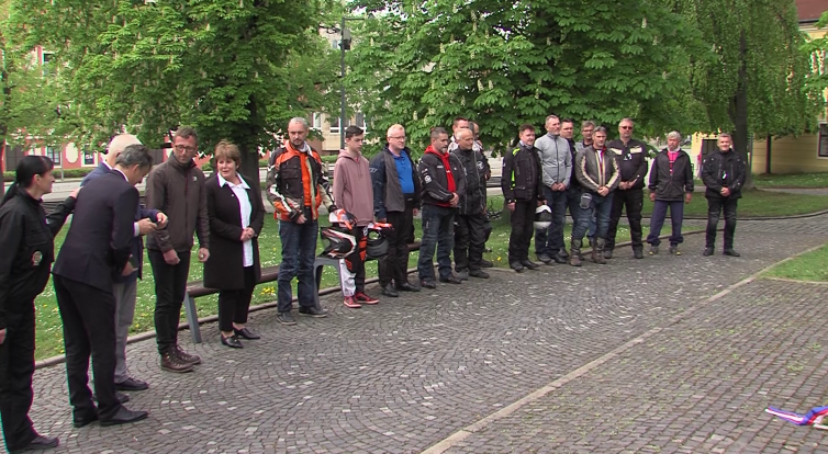 Motorkáři ze Slovenska uctili památku obětí druhé světové války