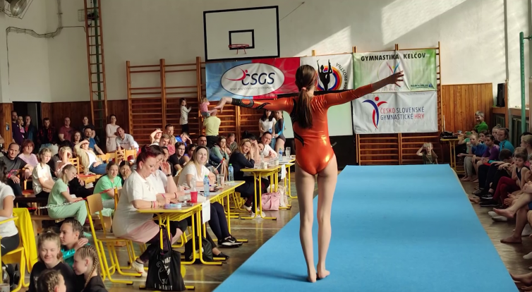 Česko-slovenské gymnastické hry motivují děti i mládež