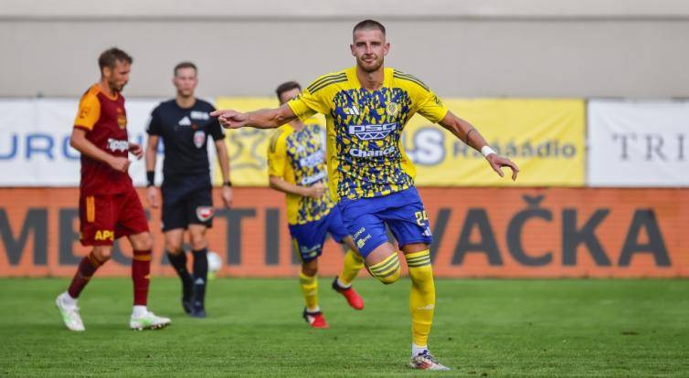 Zlín udržel s Duklou domácí neporazitelnost, z penalty srovnal Černín