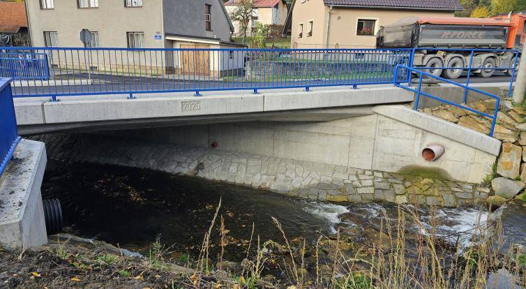 V Zubří skončila přestavba dalšího mostu
