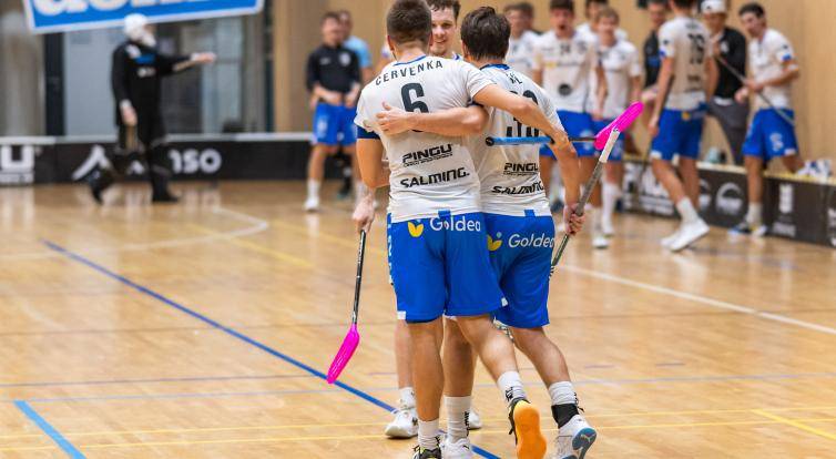 Florbalisté Otrokovic předvedli nejlepší třetinu sezony. Prvoligového lídra ze Šumperku zdolali 7:5