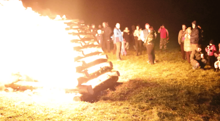 Na Hoře svatého Antonínka vzplála Vatra republiky