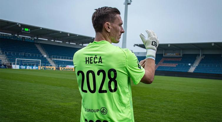 Slovácko si pojistilo další oporu. Brankář Heča podepsal smlouvu do léta 2028