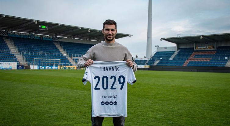 Kapitán pokračuje ve Slovácku. Michal Trávník podepsal smlouvu až do léta 2029