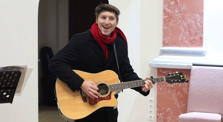 Na předvánoční koncertu se sešli Tom Mikulec a Míša Krobot Rotterová