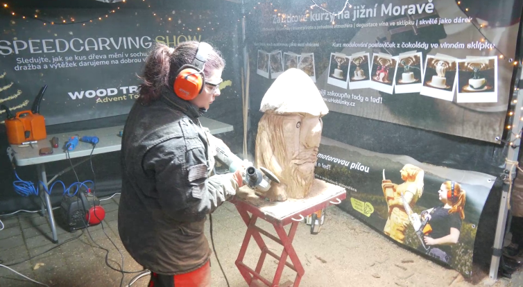 Do Napajedel zavítala speciální Vánoční vesnička