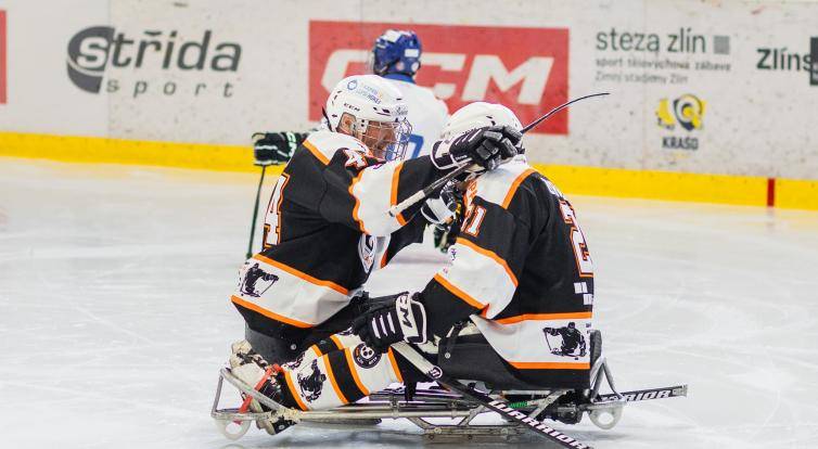 Sledge hokejisté Zlína na závěr základní části přehráli Havířov, zahrají si o bronz