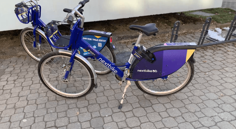 Sdílená kola ve Vsetíně najdou své zákazníky i v zimních měsících