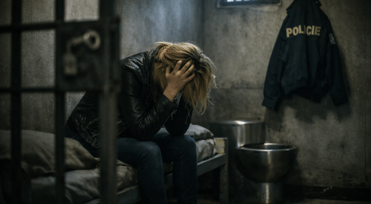 Křičela na policisty a rvala jim dokumenty z ruky. Opilá řidička ze Zlína strávila noc v cele