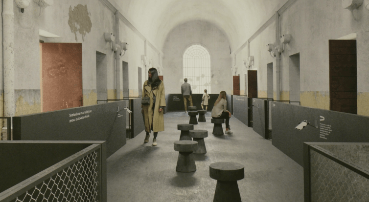 Výstava ukazuje, jak by mohla vypadat výstavní expozice věznice