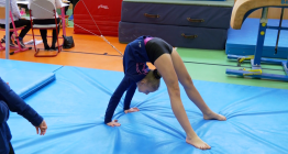 Mladé gymnastky předvedly na Novoveském čtyřboji své umění