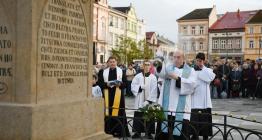 Mariánský sloup na valašskomeziříčském náměstí je jako nový