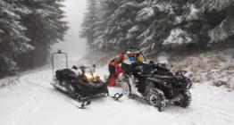 Záchranáři Horské služby Beskydy mají za sebou první zimní zásah na sněhu