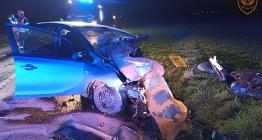 Tragická nehoda u Napajedel: řidička na místě zemřela, druhý řidič utrpěl těžká zranění