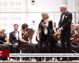 Koncert filharmonie k životnímu jubileu Evy Jiřičné