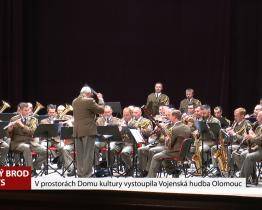Dům kultury hostil Vojenskou hudbu Olomouc