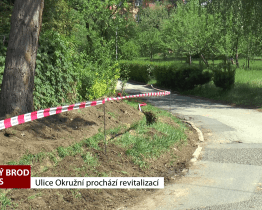 Ulice Okružní prochází revitalizací
