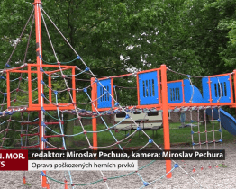 Ve Veselí opravují poškozené herní prvky